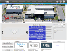 Tablet Screenshot of fatecbarueri.edu.br